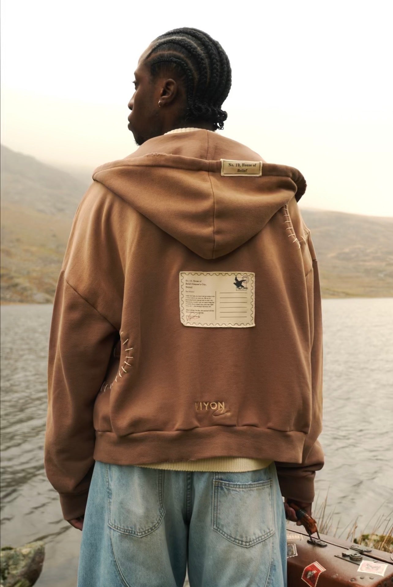 Lost Chapter Cropped Hoodie